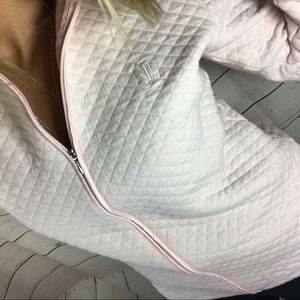 Lauren Ralph Lauren Plush Quilted Full Zip Sweater